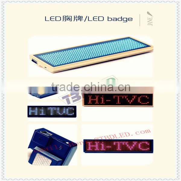 B1236 Red Led Name Badge,led Name Tags,led Name Card photo-5