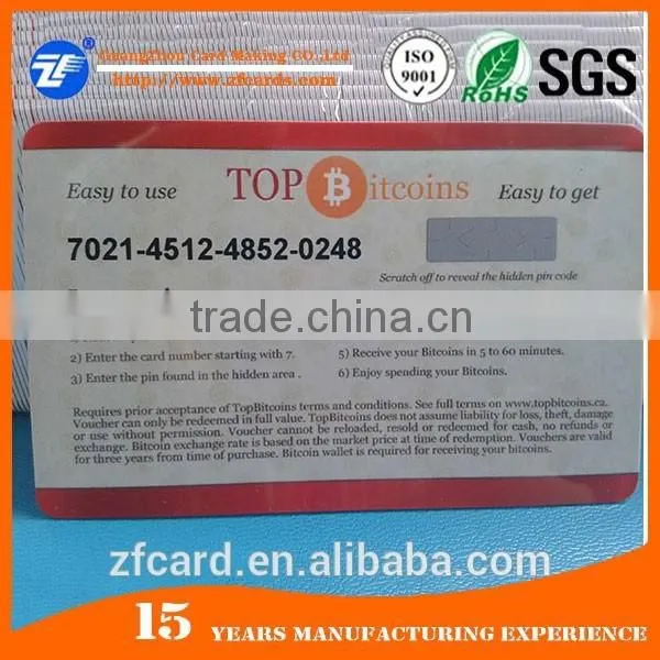 Plastic 4 Color Offset Printing Pvc Calling Scratch Card photo-3