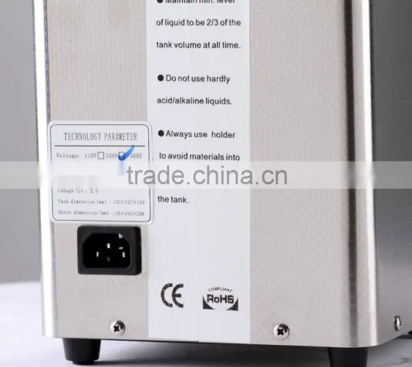 Digital Display Timing Function Ultrasonic Cleaner photo-3