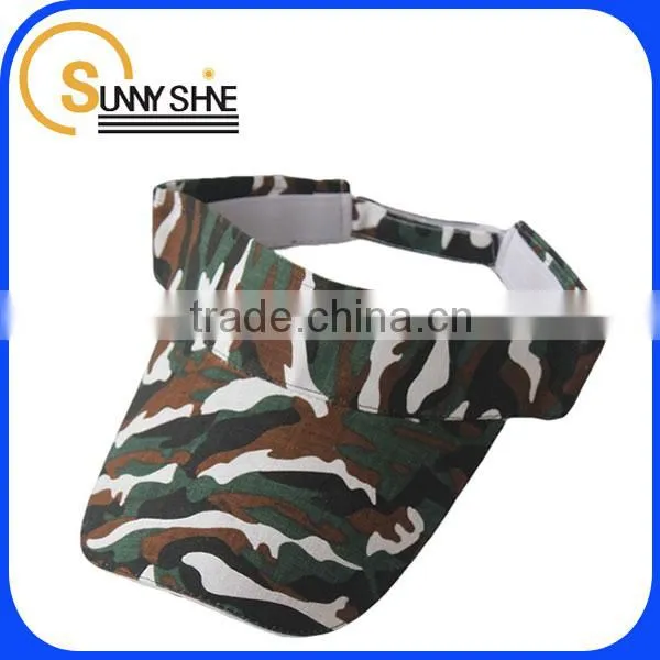Wholesale Custom Sports Cap Camo Sun Visor