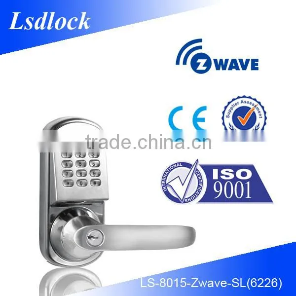 906.42MHz (US) / 868.42MHz(EU) / 921.42MHz(AU) Electronic Zwave Lock photo-2