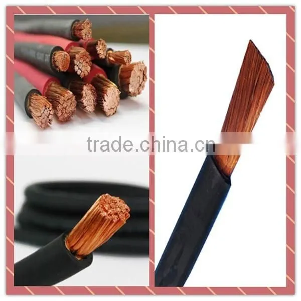 Flexible Copper/CCA Rubber Insulation Electric Welding Cable photo-4