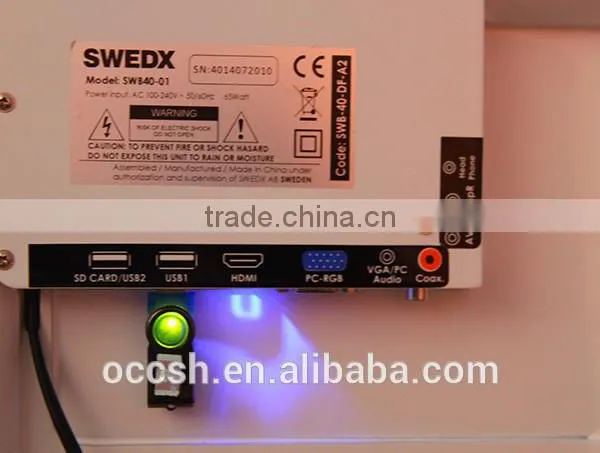40 Inches LED Display Free Standing Advertising Display Stand Kiosk photo-3