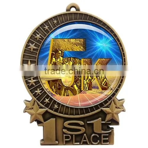 Manufacturer Making High Quality Custom Award Gold Metal Sport Medal photo-2