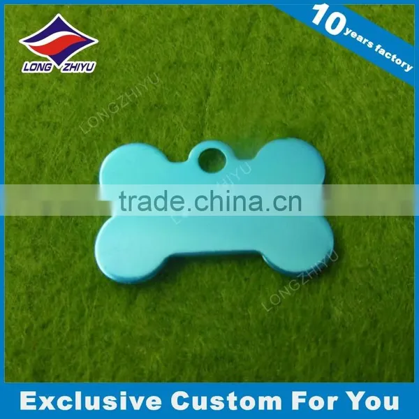 Bone Shape Dogtag Custom Metal Pet Tag With Chain photo-3