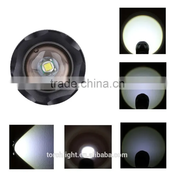 Super Waterproof Zoomable Adjustable Focues LED Flashlight Mini Handy Portable Outdoor CRE E T6 5 Modes Torch Light Lamp TL-8061 photo-5