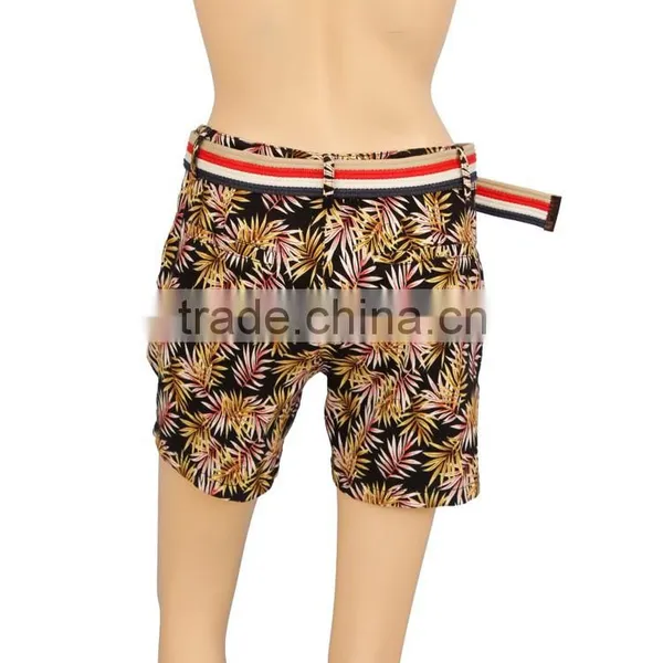 Wholesale Women Clothing,womens High Waist Printed Shorts photo-4