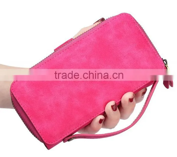 Best Selling Multifunction Leather Case Cover Zipper Wallet Case With Mirror For IPhone 6/6S Plus photo-2