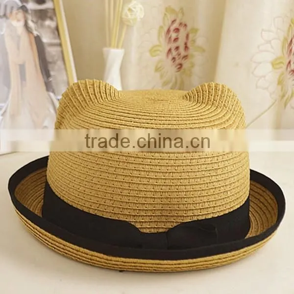 High Quality Custom Cheap Fashion Natural Straw Hats Made In China photo-4