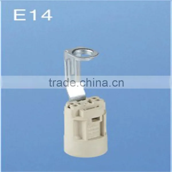 HOT SELL E14 Candle Lamp Holder With Different Height Bracket /push-in for Wires photo-4