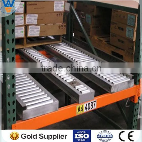 Gravity Pallet Flow Rack Galvanized Pallet Rivet Racking Gravity Rack photo-6