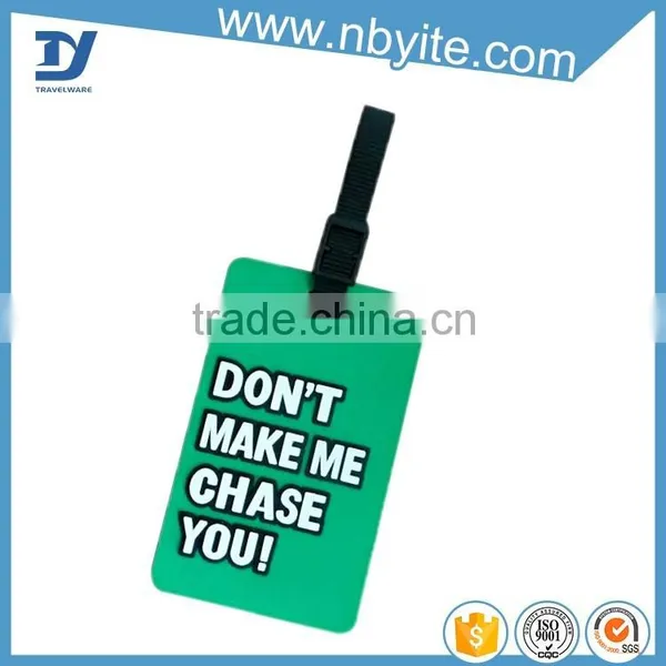 Chinese Factory Direct Sale Shapes Custom Plastic Soft Pvc Luggage Tag photo-5