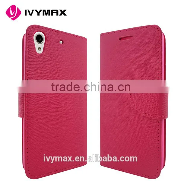 China Guangzhou Wholesale Mercury Luxury Flip PU Leather Phone Case Card Photo Slot Cover Case Wallet for HTC 626 Quality Choice photo-2