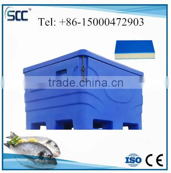 Isothermal Container for Storing Fish, Fish Storage Cooler Container For Cold (LLDPE+PU Insulation) photo-5