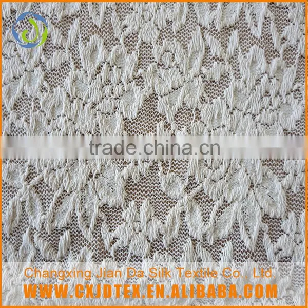 High Quality Custom Wholesale Bridal Dress Cheap White Cotton Lace Fabric Quality Choice photo-2