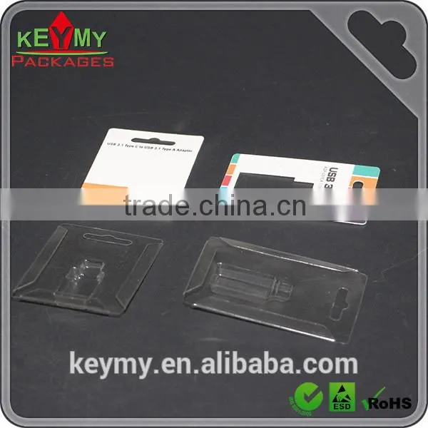 Sliding Plastic Blister Card Packaging for Memory Cards photo-2