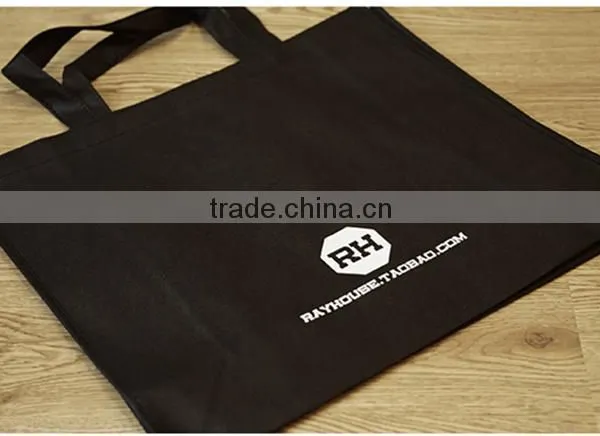 Customized Black Promotional Shopping Bag photo-4