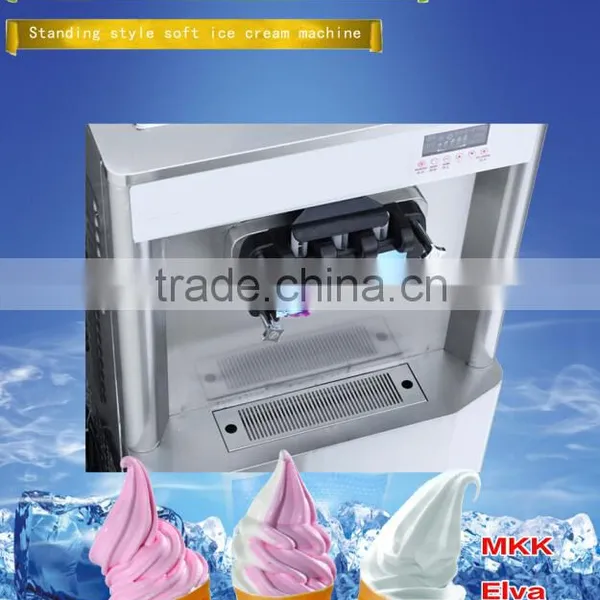 Double Cylinder Head 3 Color Ice Cream Machine Ice Cream Machine Supply of Raw Materials Can Add Cooling Fresh Taste Good photo-4