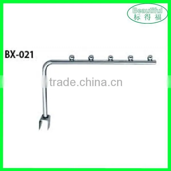 Square Tube Fitting Display Hook With Balls