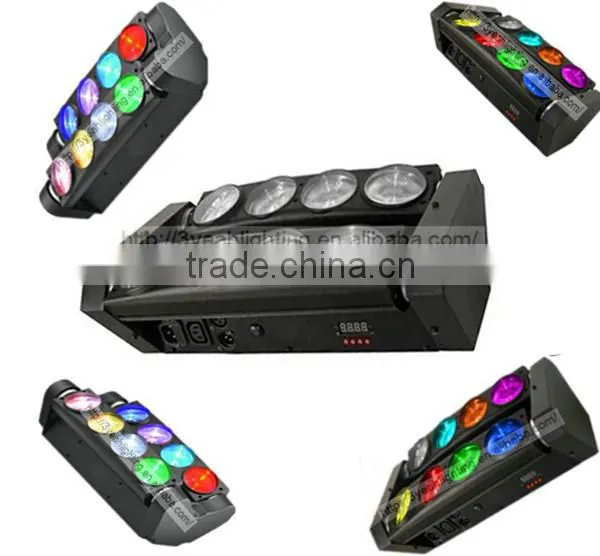 8*10w White/rgbw Spider Led Light Professional Moving Beam dj Light Spider Beam Lighting photo-2