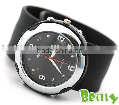 HOT SALE, Fashion JELLY Silicone SLAP Sports Bracelet Candy Bangle Wrist Watch Interchangeable Bands