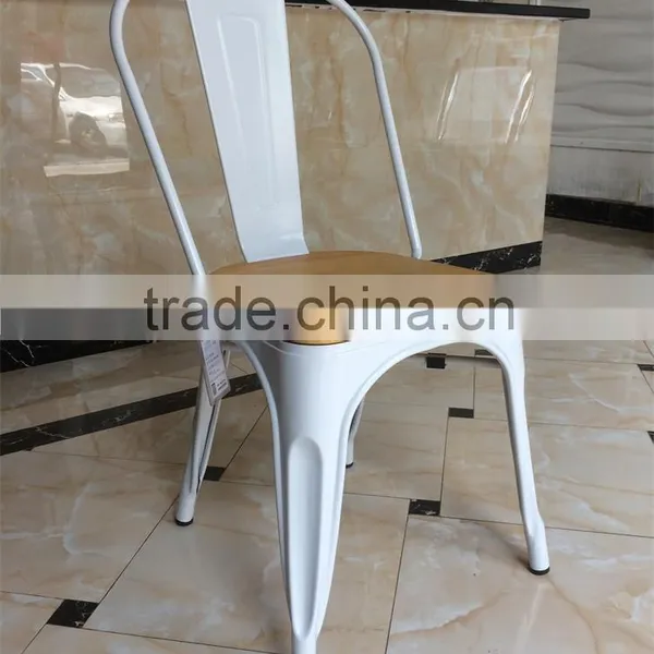High Quality Cheap Vintage Metal Chairs for Restaurant photo-4