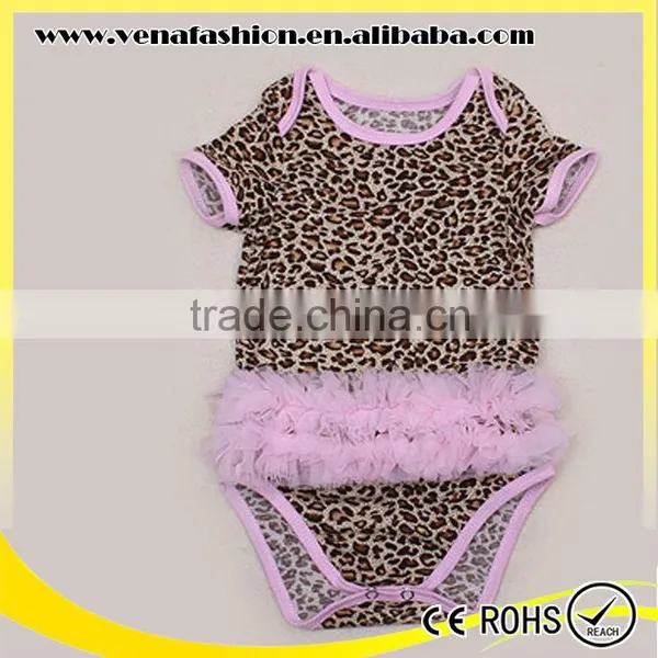 Soft Baby Cotton Leopard Bubble Organic Baby Romper Quality Choice