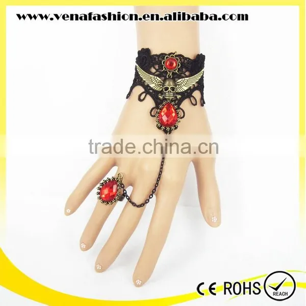 Cheap Skull Hallowmas Jewelry Bracelet, Skull Wrap Bracelet