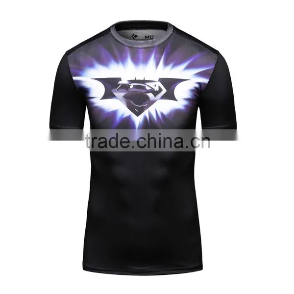 Women Custom Fashion T-shirt 3d Sublimation Printing Polyester t Shirt 2016 Wholesale Men Clothing photo-2