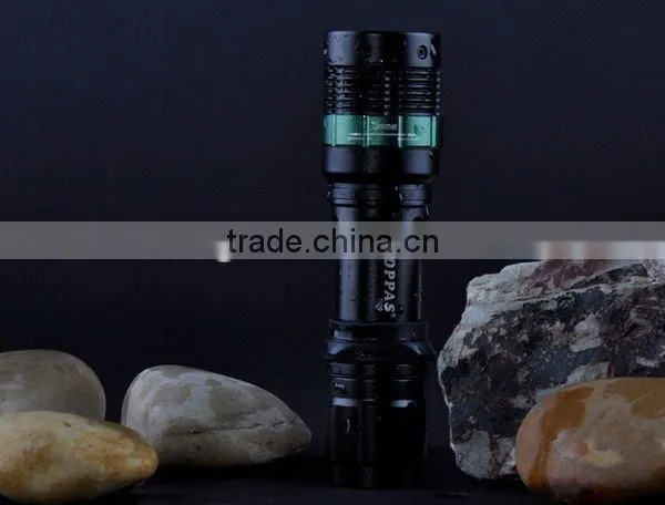 POPPAS T820 Hot Sale XPE Led Adjustable Focus Aluminum Men Police Flashlight Toy photo-6