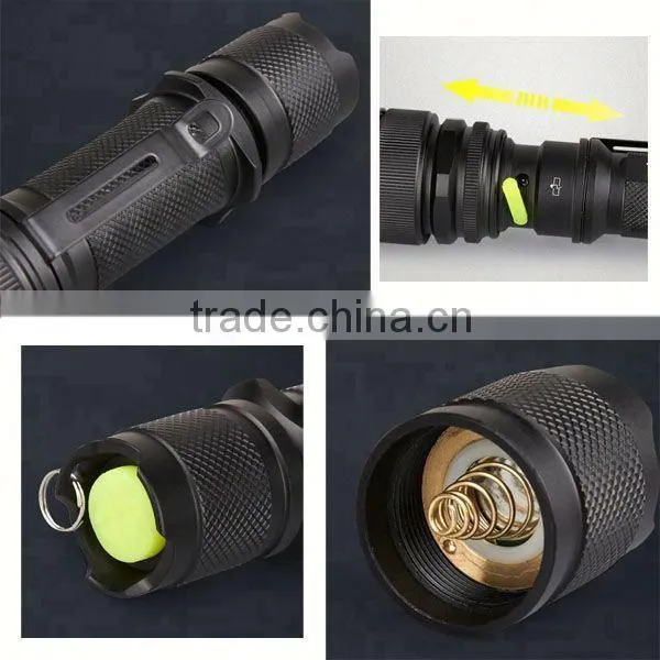 S16 Waterproof Rechargeable Zoom Dimmer High Power Hunting Torch photo-2