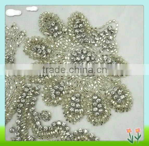 2015 Newest Tulle Dress Applique Patch RC-311 photo-4