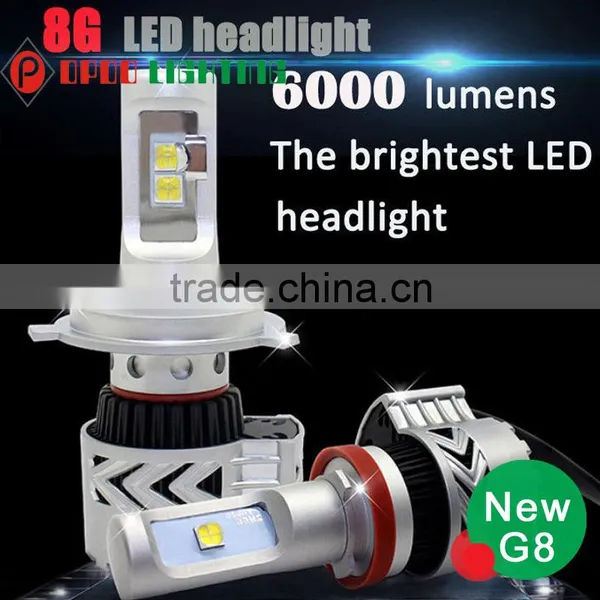 Super Bright G8 6500K 6000LM 9007 Led Headlight Bulb photo-6