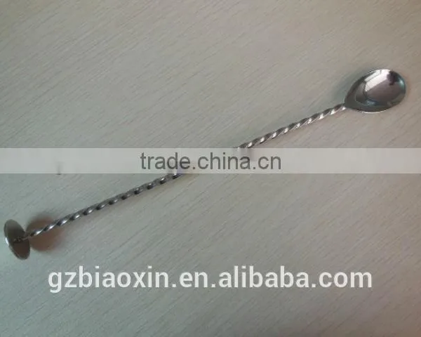 Stainless Steel Cocktail Stirrer, Bar Spoons, Fruit Muddler photo-3