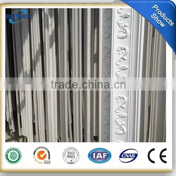 White Color Gypsum Cornice With Gypsum Cornice Mold
