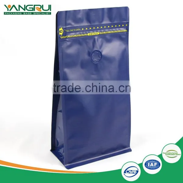 Side Zipper Flat Bottom Bag Laminated Foil Pouch photo-4