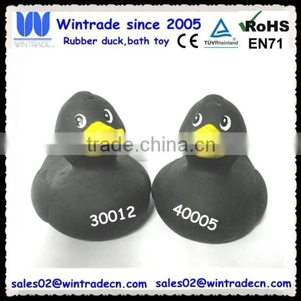 PVC Weighted Black Race Duck Balanced Float Duck