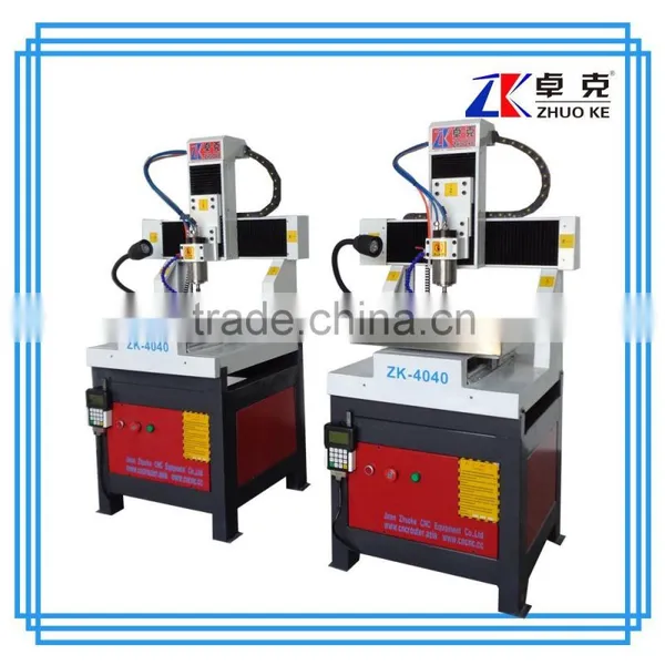 Jinan Zhuoke Cheap Metal Engraving Machine for Sale With DSP Offline Contrller ZK-4040 400*400mm Supplier's Choice photo-2