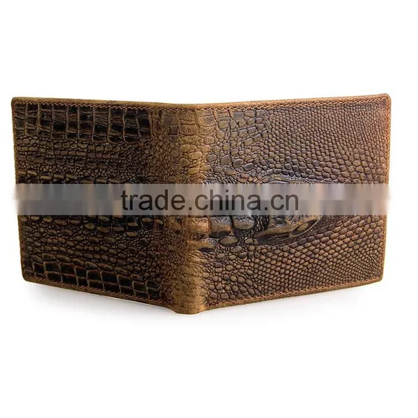 Slim Design Leather Wallet Real Python Skin Purse for Men Wallet Brand Supplier's Choice