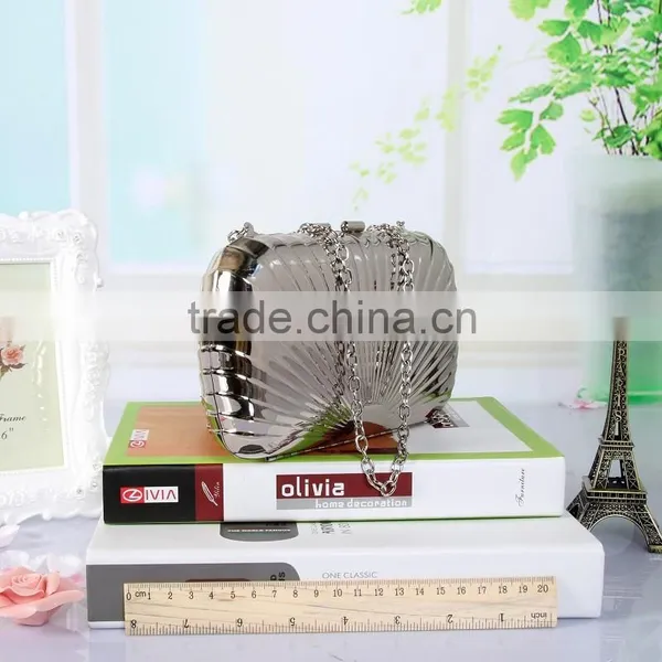 Hard Case Evening Bag Clutch Bag Metal Frame Ladies Bridal Clutch Bags photo-3