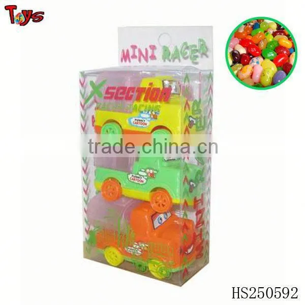 pull back cartoon truck toy candy