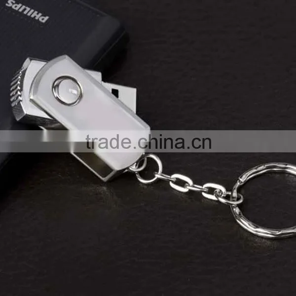 High Quality Usb 2.0 Mini Metal Usb Flash Drive, Portable Swivel Usb Stick photo-6