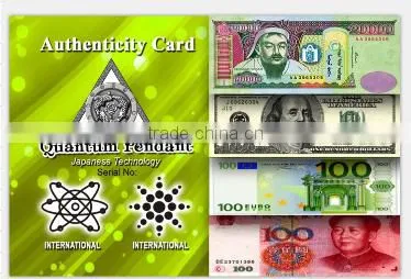 Quantum Pendant With Nano Bio Energy Saver Card