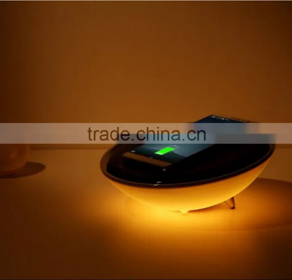 Wire Less Charger Colorful Night Led Table Light photo-2