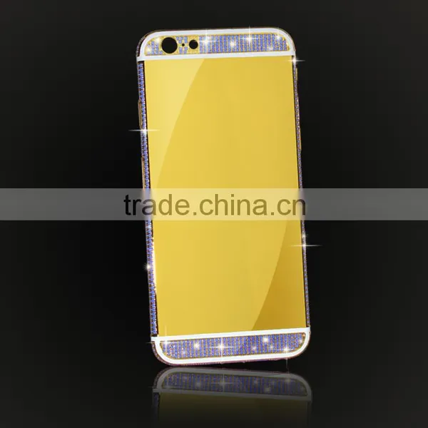 Factory Directly for Iphone 6 Plus 24kt Gold Crystal Housing Back Cover photo-2