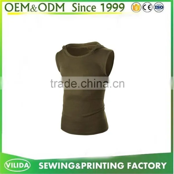 New 100% Polyester Mesh Fiber Tank Top Custom Men Gym Singlet Zipper Up Tank Top OEM photo-4