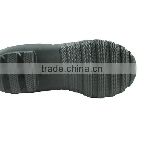 Yellow Lace-up Ankle Rubber Boots photo-5