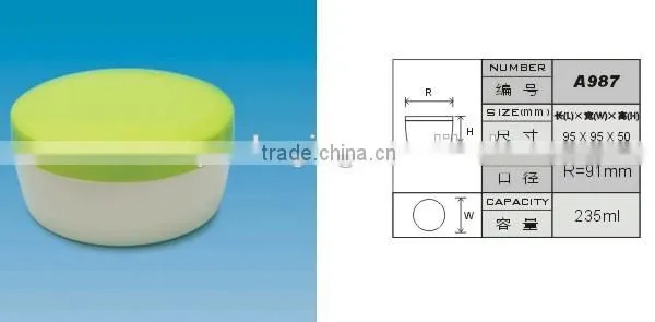 235ml Plastic Hair Pomade Jar Hair Wax Jar photo-3