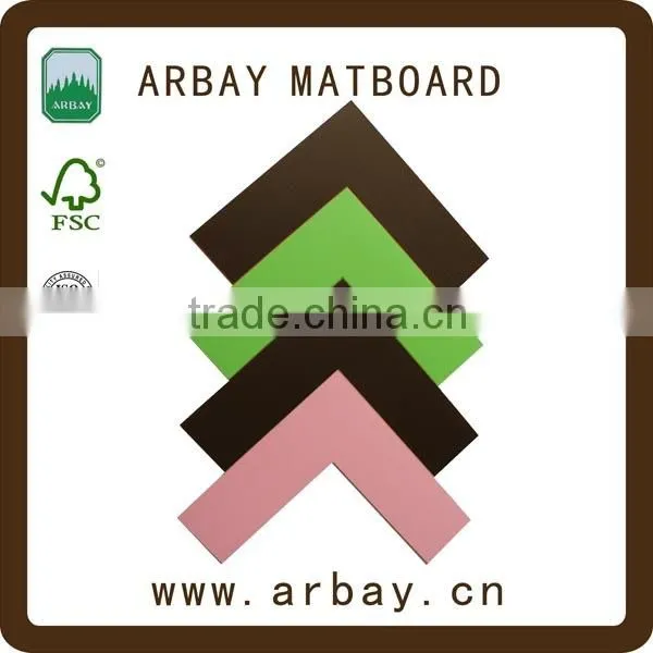 Wholesale Colorful Photo Frame Paper Mount Pre- Cutting Board Uncoated