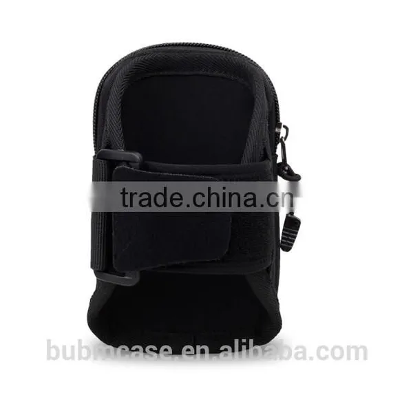 Black Running Sport Armband Recreational Runner Wrist Bag for 4.3" Gym Mobile Phone Arm Holder for Iphone 5s Galaxy S4 HTC ONE photo-6
